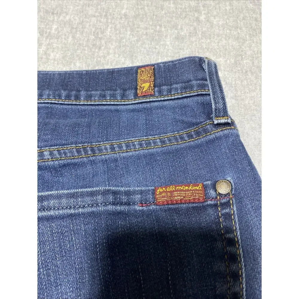 7 For All Mankind Jeans Mens Tag 34 Actual 35x30.5 Slimmy Skinny‎ Tapered USA
